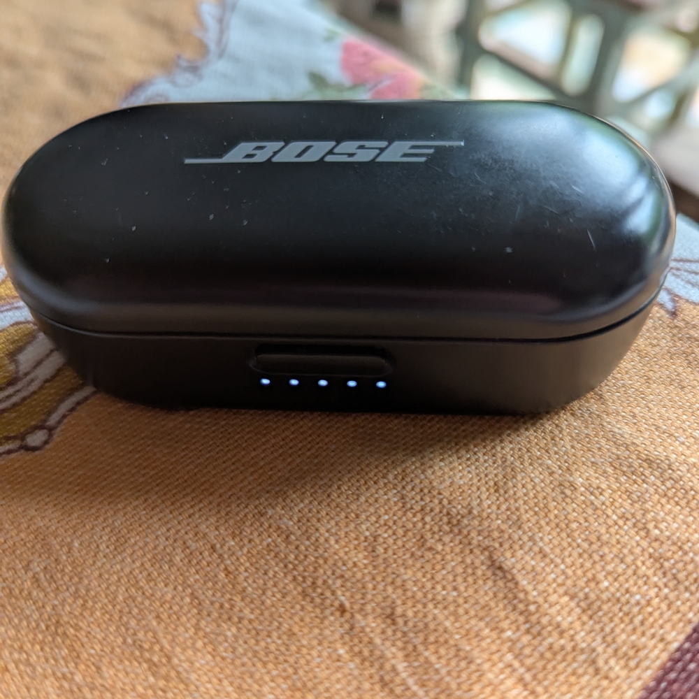 Bose Black Wireless Earbuds Case
